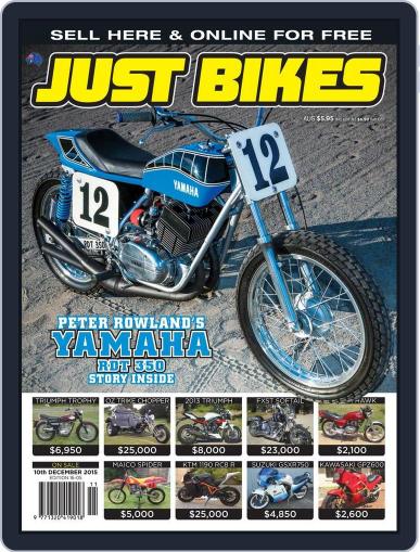 Just Bikes December 10th, 2015 Digital Back Issue Cover