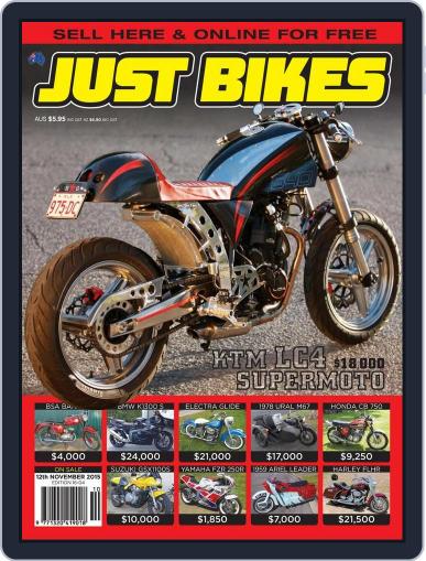 Just Bikes November 12th, 2015 Digital Back Issue Cover