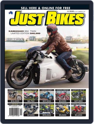 Just Bikes August 20th, 2015 Digital Back Issue Cover