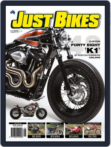 Just Bikes March 29th, 2015 Digital Back Issue Cover