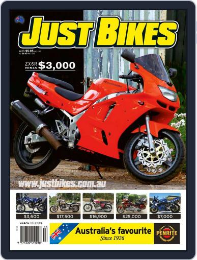Just Bikes March 3rd, 2013 Digital Back Issue Cover