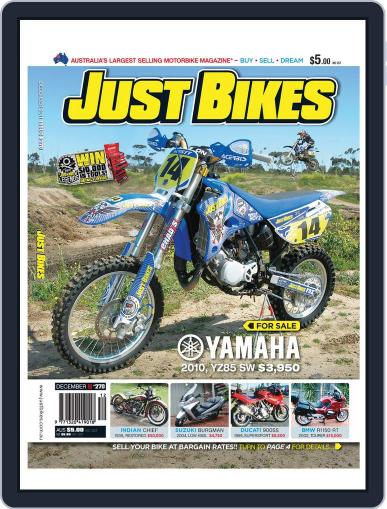 Just Bikes November 29th, 2011 Digital Back Issue Cover