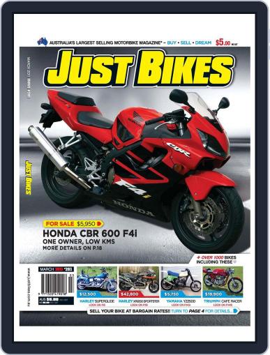 Just Bikes March 13th, 2011 Digital Back Issue Cover