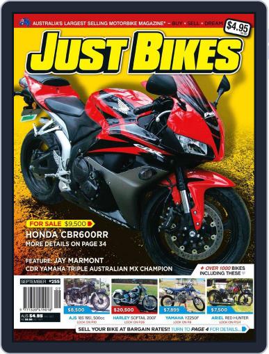 Just Bikes August 30th, 2010 Digital Back Issue Cover