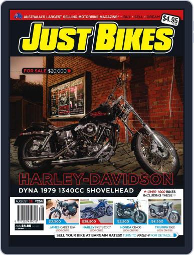 Just Bikes August 8th, 2010 Digital Back Issue Cover