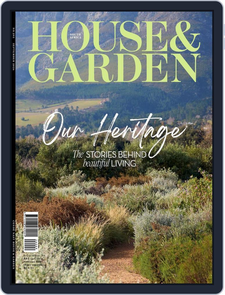 Condé Nast House & Garden (Digital) Subscription                    September 1st, 2026 Issue