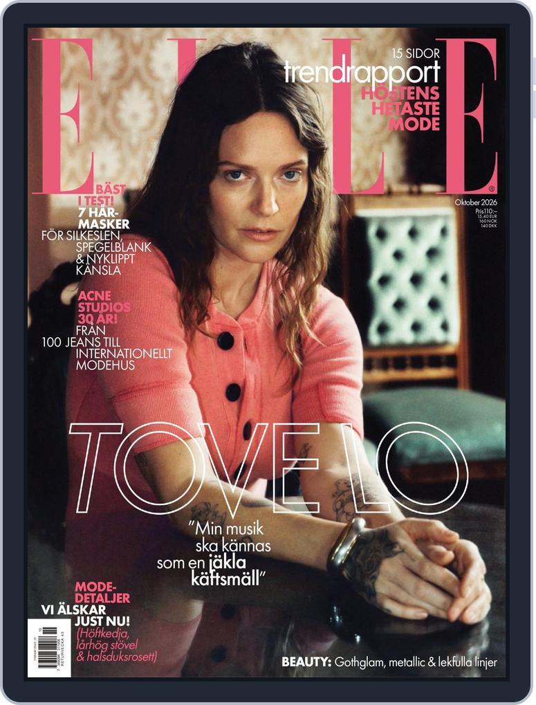 ELLE Sverige (Digital) Subscription                    October 1st, 2026 Issue