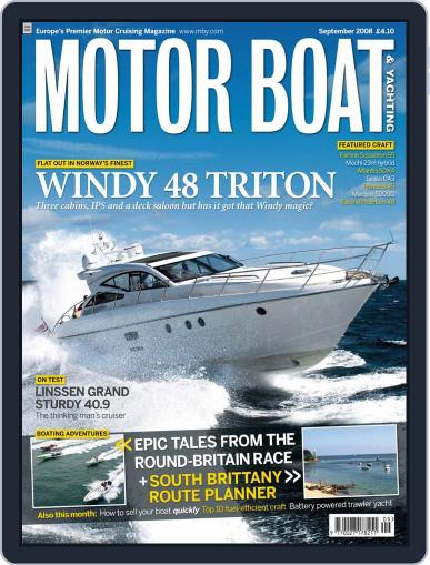 Motor Boat & Yachting August 1st, 2008 Digital Back Issue Cover