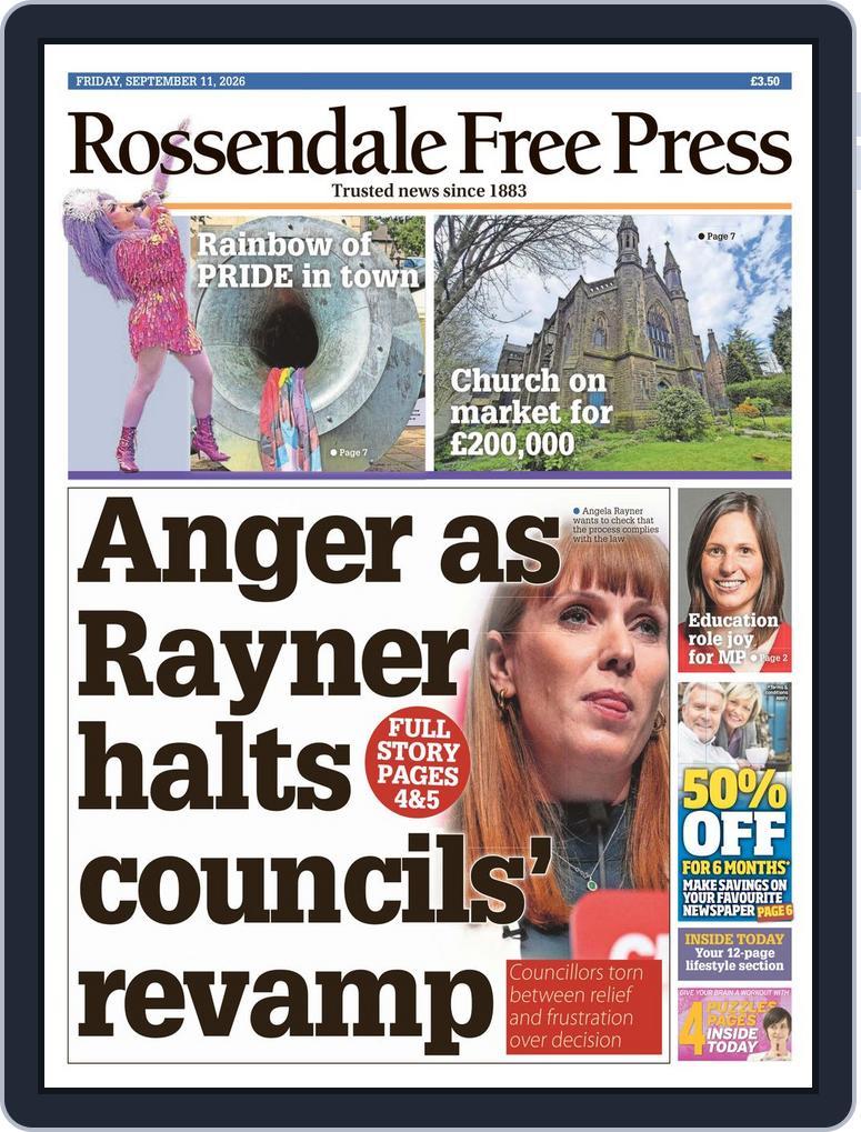 Rossendale Free Press (Digital) Subscription