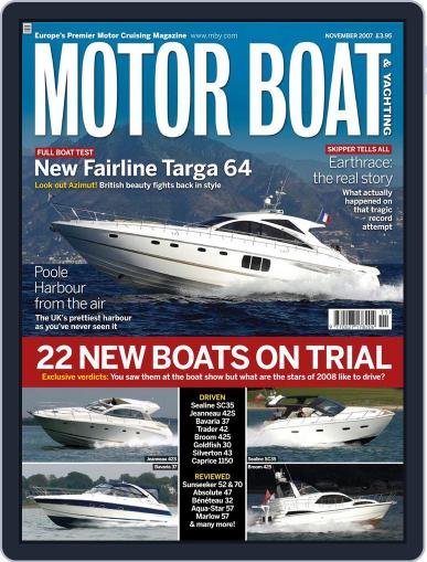 Motor Boat & Yachting October 1st, 2007 Digital Back Issue Cover