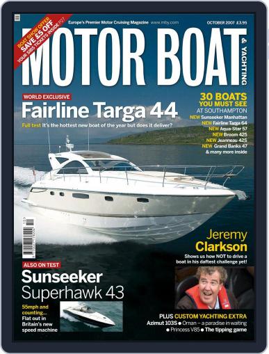 Motor Boat & Yachting September 10th, 2007 Digital Back Issue Cover