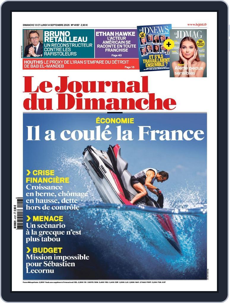 Le Journal du dimanche (Digital) Subscription                    September 13th, 2026 Issue