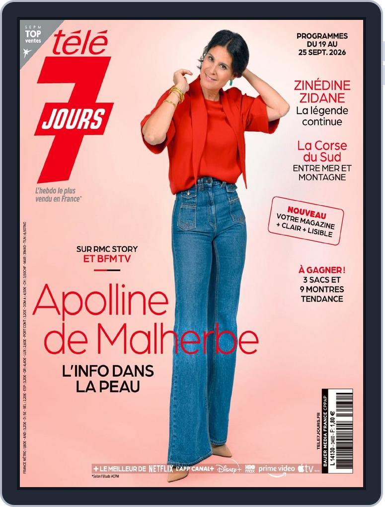 Télé 7 Jours (Digital) Subscription                    September 14th, 2026 Issue