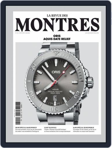 La revue des Montres April 1st, 2019 Digital Back Issue Cover