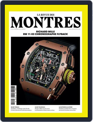 La revue des Montres November 1st, 2016 Digital Back Issue Cover