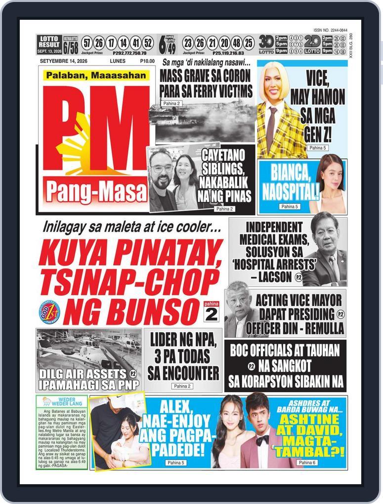 Pang Masa (Digital) Subscription