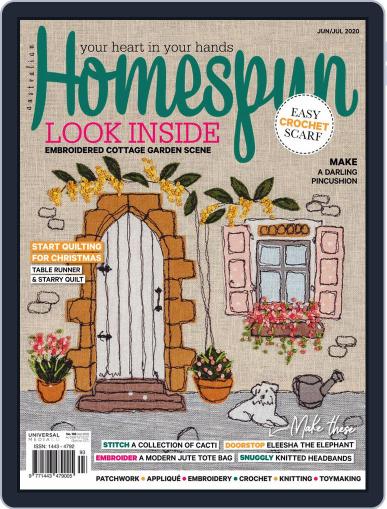 Australian Homespun June 1st, 2020 Digital Back Issue Cover