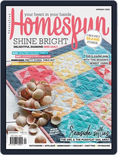 Australian Homespun April 1st, 2020 Digital Back Issue Cover