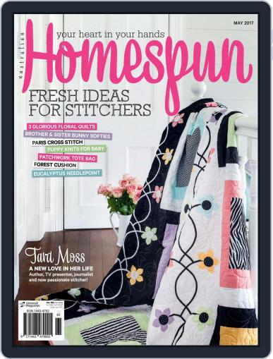 Australian Homespun May 1st, 2017 Digital Back Issue Cover