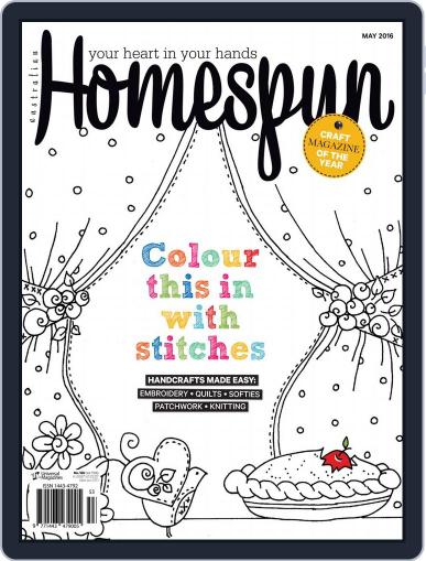 Australian Homespun May 5th, 2016 Digital Back Issue Cover