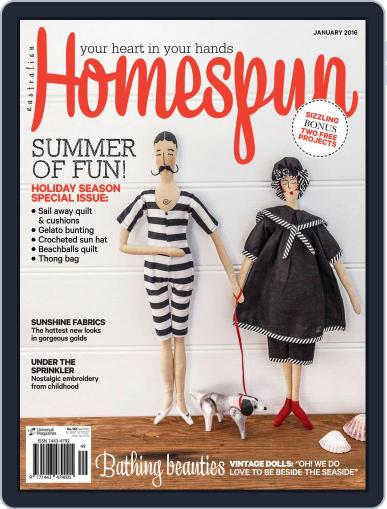 Australian Homespun January 7th, 2016 Digital Back Issue Cover