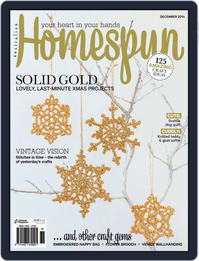 Australian Homespun December 3rd, 2014 Digital Back Issue Cover