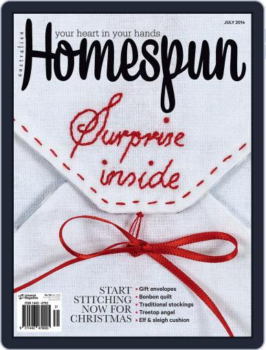 Australian Homespun July 1st, 2014 Digital Back Issue Cover