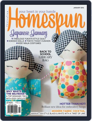 Australian Homespun January 7th, 2014 Digital Back Issue Cover