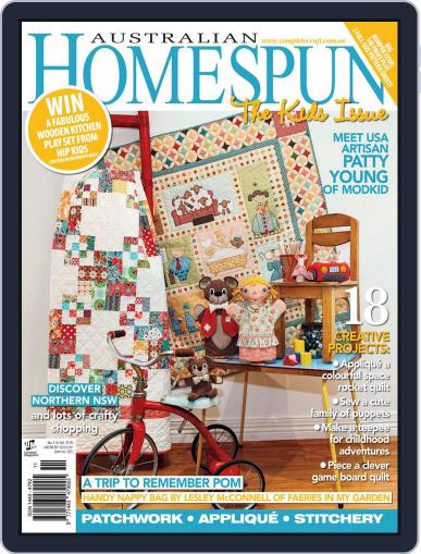 Australian Homespun October 2nd, 2012 Digital Back Issue Cover