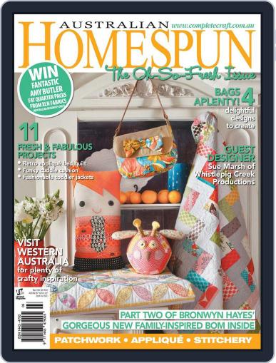 Australian Homespun February 7th, 2012 Digital Back Issue Cover