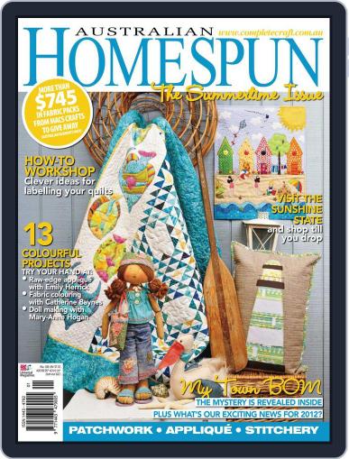 Australian Homespun December 6th, 2011 Digital Back Issue Cover