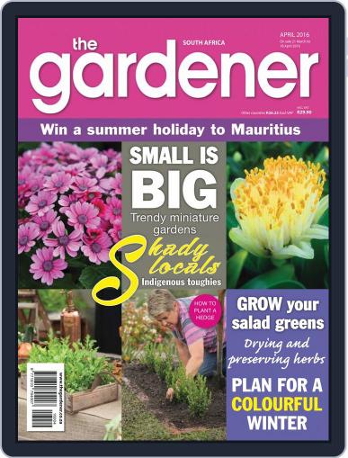 The Gardener March 21st, 2016 Digital Back Issue Cover