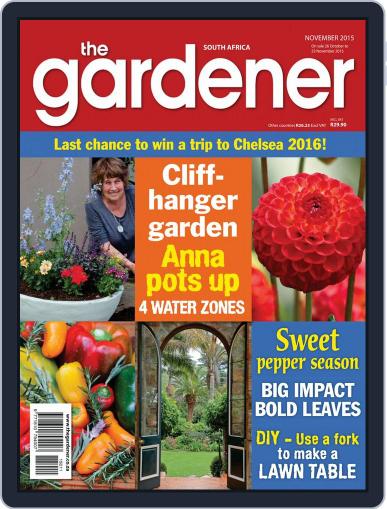 The Gardener November 1st, 2015 Digital Back Issue Cover