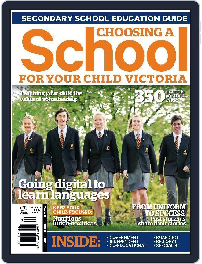 Choosing A School For Your Child Vic Magazine (Digital) Subscription                    January 1st, 2016 Issue