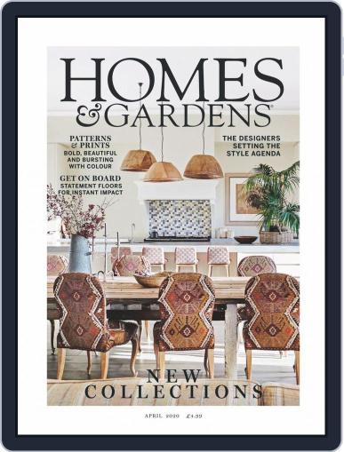 Homes & Gardens April 1st, 2020 Digital Back Issue Cover