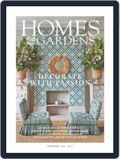 Homes & Gardens September 1st, 2019 Digital Back Issue Cover