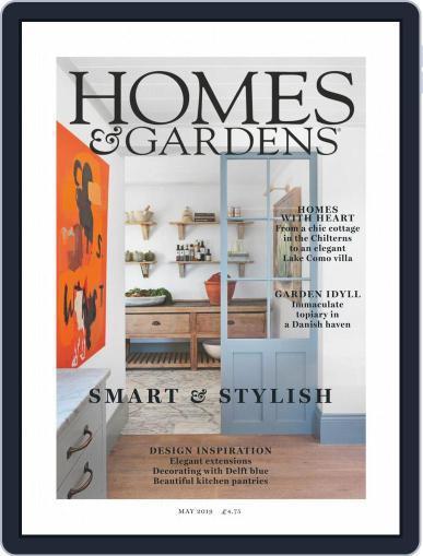 Homes & Gardens May 1st, 2019 Digital Back Issue Cover