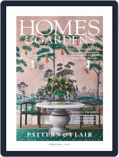 Homes & Gardens March 1st, 2019 Digital Back Issue Cover
