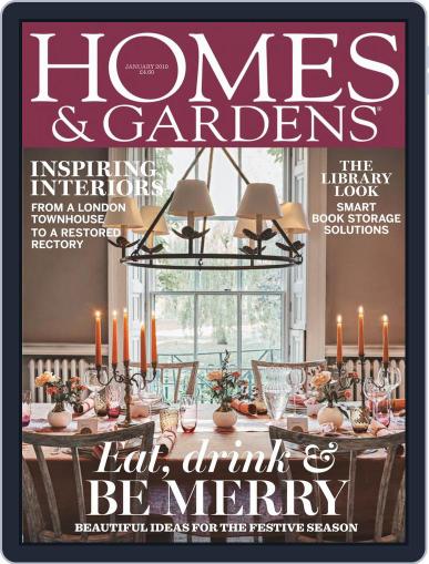 Homes & Gardens January 1st, 2019 Digital Back Issue Cover