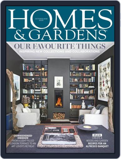 Homes & Gardens October 1st, 2018 Digital Back Issue Cover