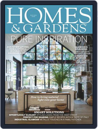 Homes & Gardens May 1st, 2018 Digital Back Issue Cover