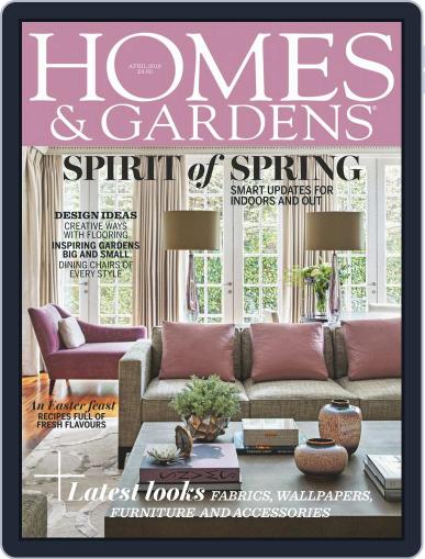 Homes & Gardens April 1st, 2018 Digital Back Issue Cover