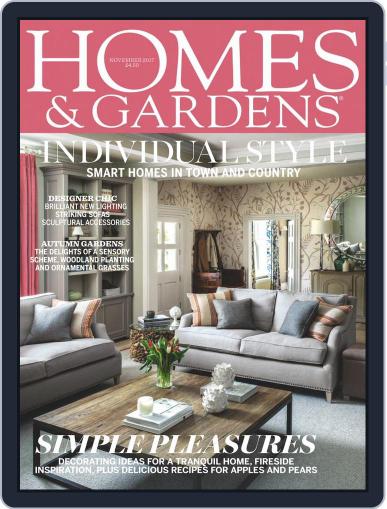 Homes & Gardens November 1st, 2017 Digital Back Issue Cover