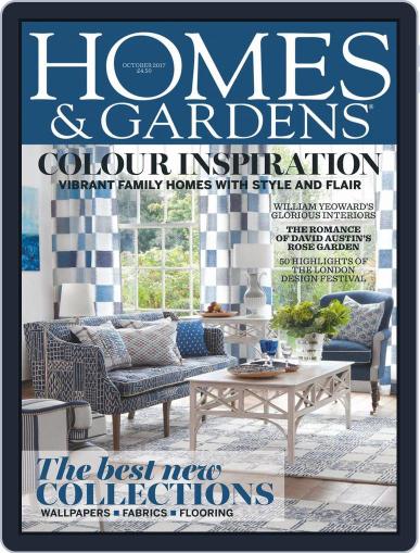 Homes & Gardens October 1st, 2017 Digital Back Issue Cover