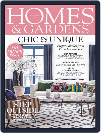 Homes & Gardens August 1st, 2017 Digital Back Issue Cover