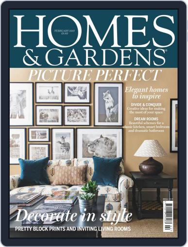 Homes & Gardens February 1st, 2017 Digital Back Issue Cover