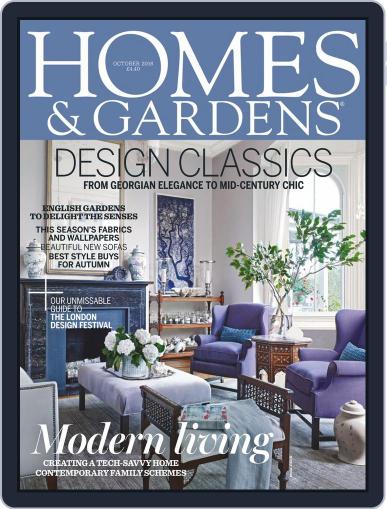 Homes & Gardens October 1st, 2016 Digital Back Issue Cover