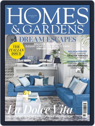 Homes & Gardens July 8th, 2015 Digital Back Issue Cover