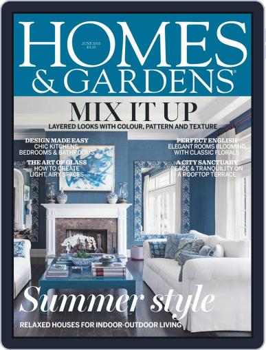 Homes & Gardens May 6th, 2015 Digital Back Issue Cover