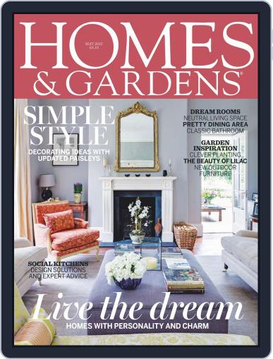 Homes & Gardens April 1st, 2015 Digital Back Issue Cover